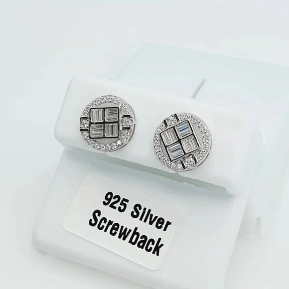 925 Sterling Silver Cubic Zirconia Earrings, U19254788 - Picture 8 of 11